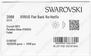 SWAROVSKI 2088 SS 16 CRYSTAL PARADSH F factory pack