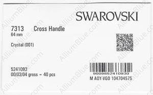 SWAROVSKI 7313 64MM CRYSTAL factory pack