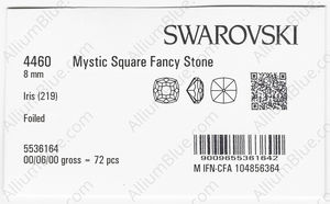 SWAROVSKI 4460 8MM IRIS F factory pack