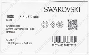 SWAROVSKI 1088 SS 39 CRYSTAL SEREGRAY_D factory pack